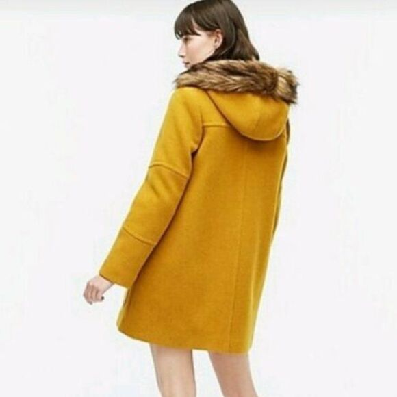 NWT.J.Crew Chateau Parka in Italian Stadium-Cloth Wool sz 4 - Picture 3 of 6